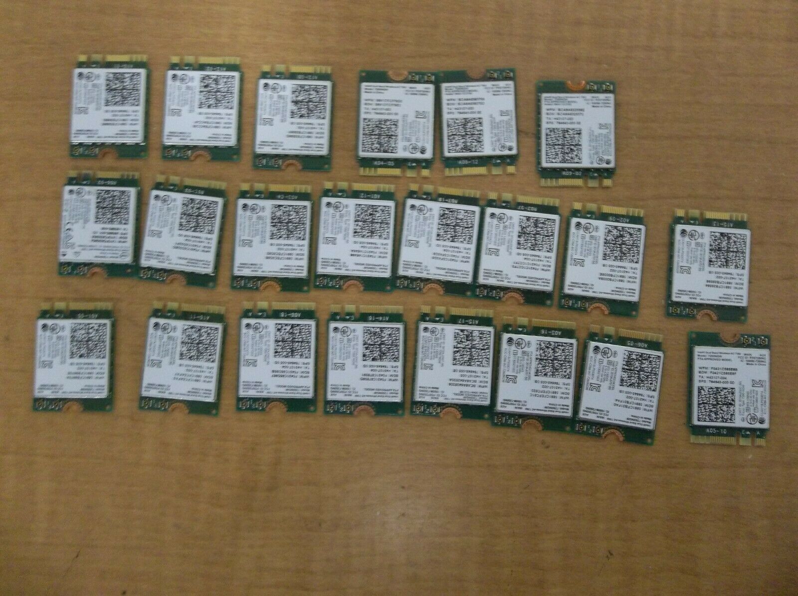 Lot Of 22 Hp Chromebook 14" Genuine Laptop Wireless Wifi Cards 7260ngw