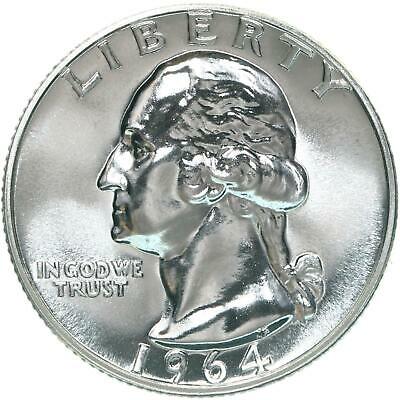 1964 Washington Quarter Gem Proof 90% Silver Coin