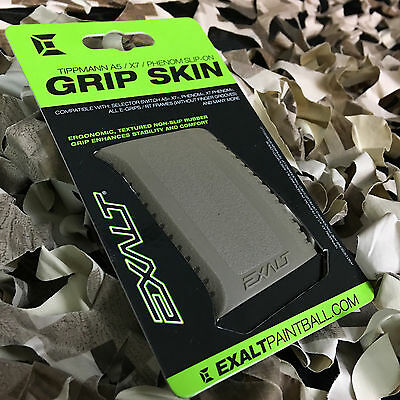 New Exalt Tippmann A5/x7/phenom Paintball Gun Grip Skin Cover - Fde Tan