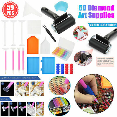 5d Diy Diamond Painting Cross Stitch Craft Tool Art Embroidery Accessories Kits