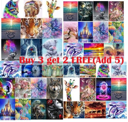 5d Diamond Painting Embroidery Cross Craft Stitch Art Kits Animal Home Diy Gift